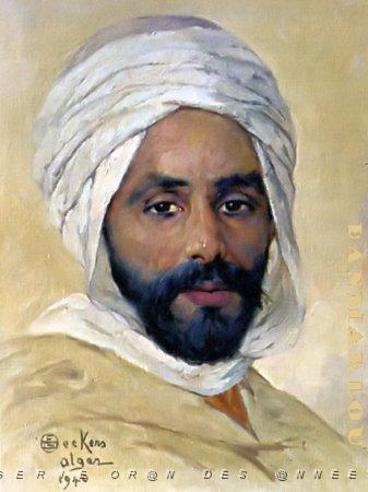 EMILE DECKERS (28).jpg - Portrait d'alg�rien - Deckers - 1940 - Alger